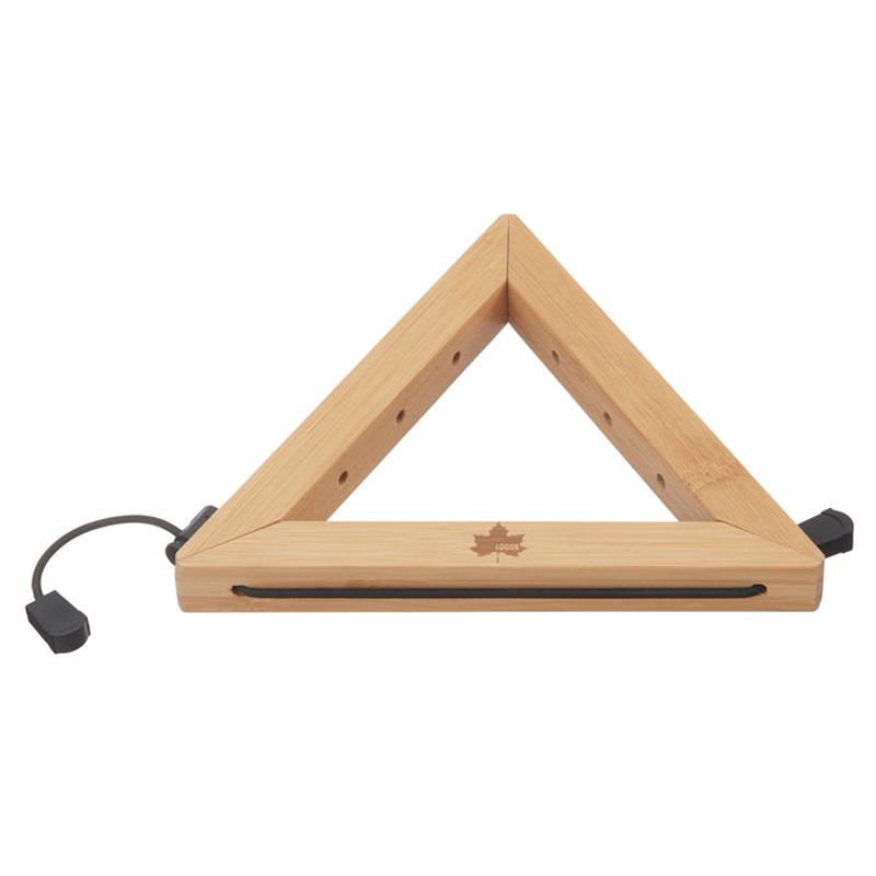 LOGOS Bamboo Triangle Pot Stand