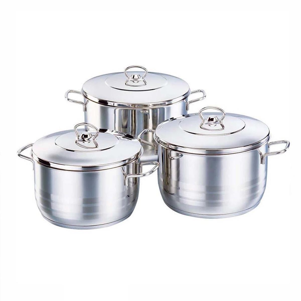 Korkmaz Mega Plus Cookware Set 6 Pcs A1888