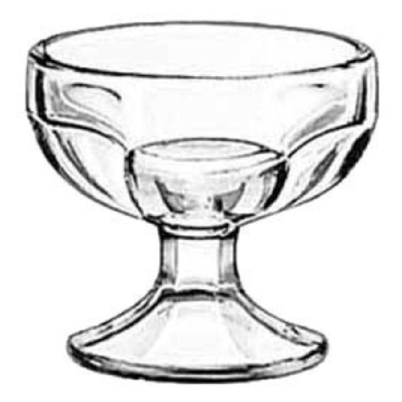 Libbey 5162 Sherbet Dish 4-1/2 Oz. Glass (H 3-1/8