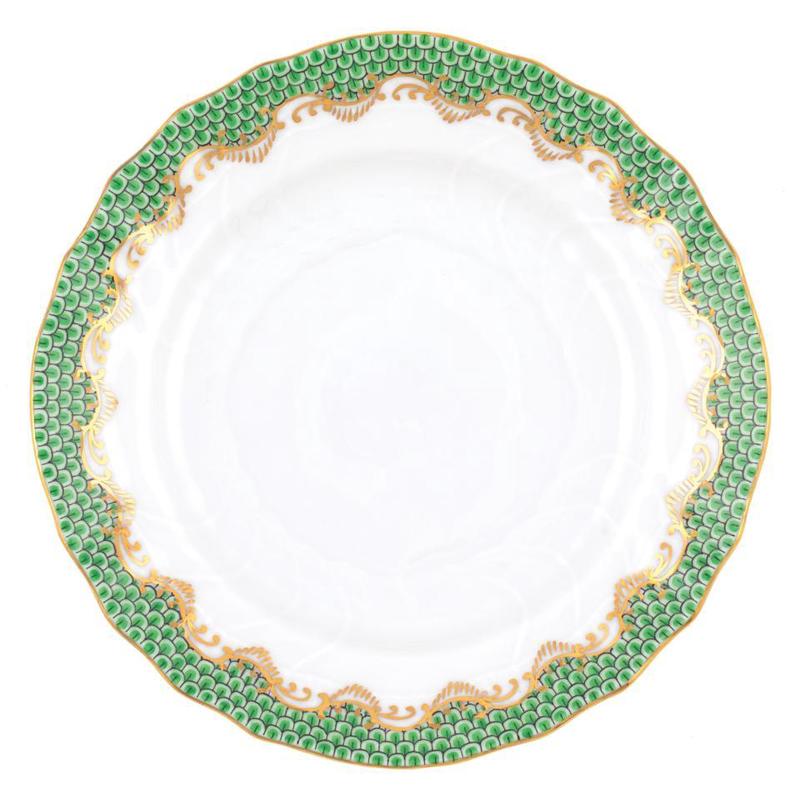 Fish Scale Evergreen Bread And Butter Plate