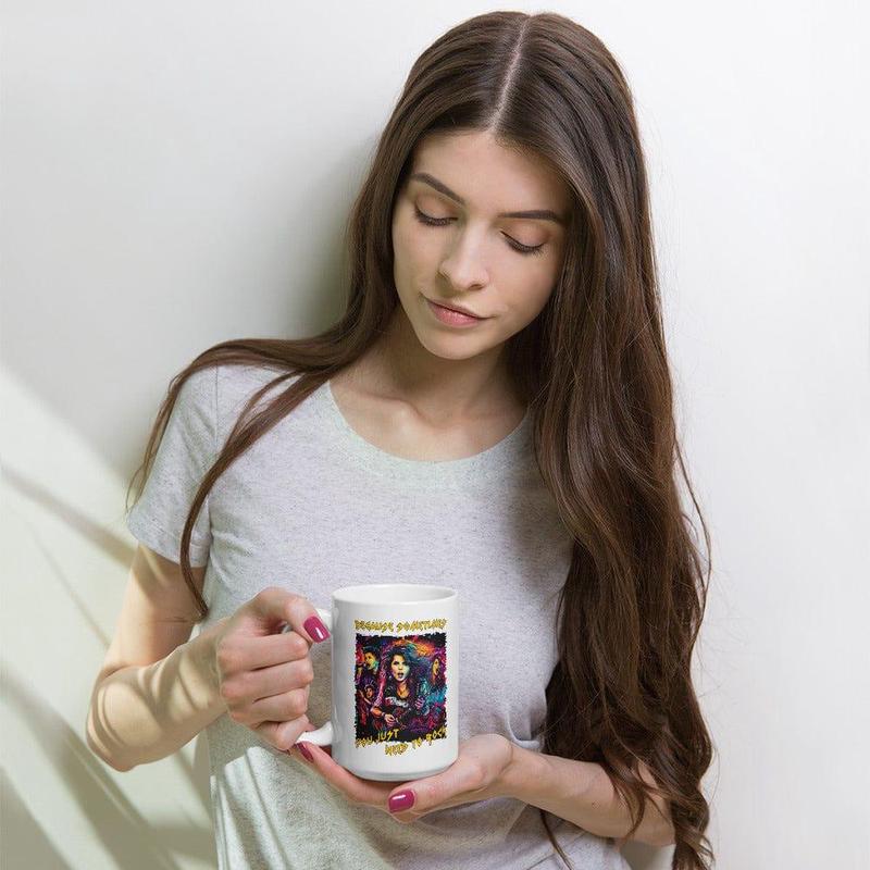 You Just Need To Rock White Glossy Mug