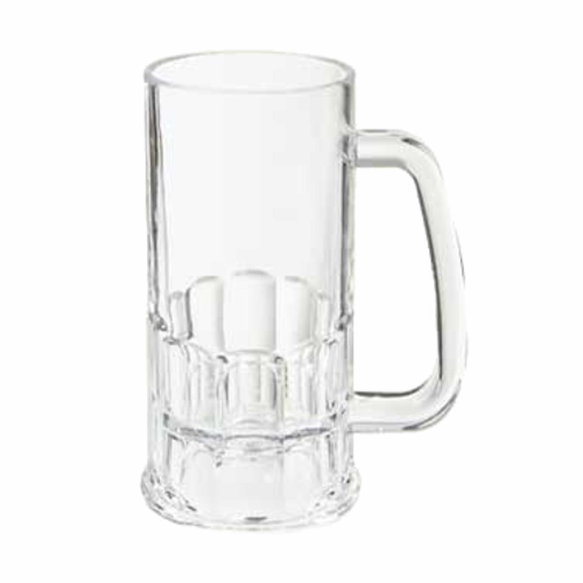 00084-1-SAN-CL GET 12 Oz. (12.35 Oz. Rim Full), Beer Mug - Each