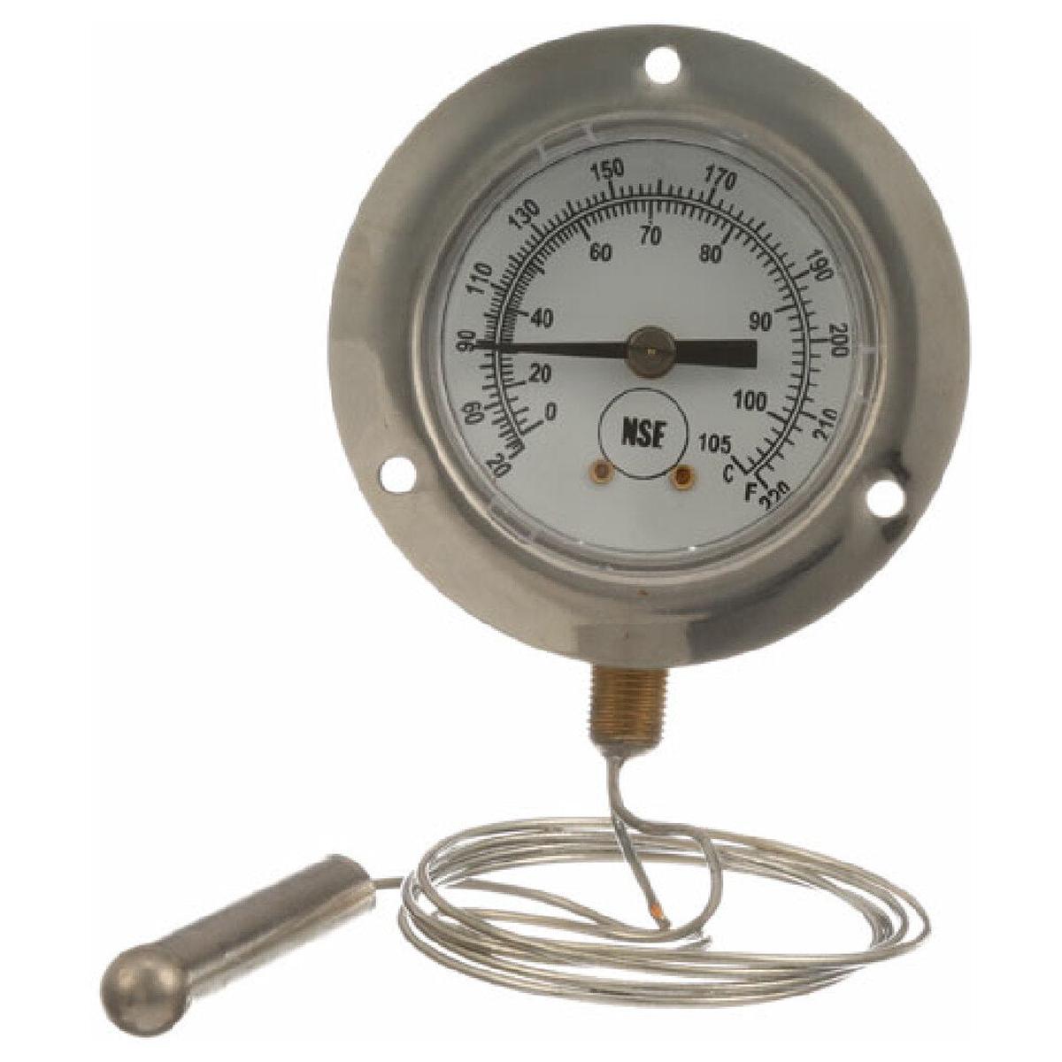 Carter Hoffmann CAR18616-0015 Thermometer 2 20 220 F 3'' Flan