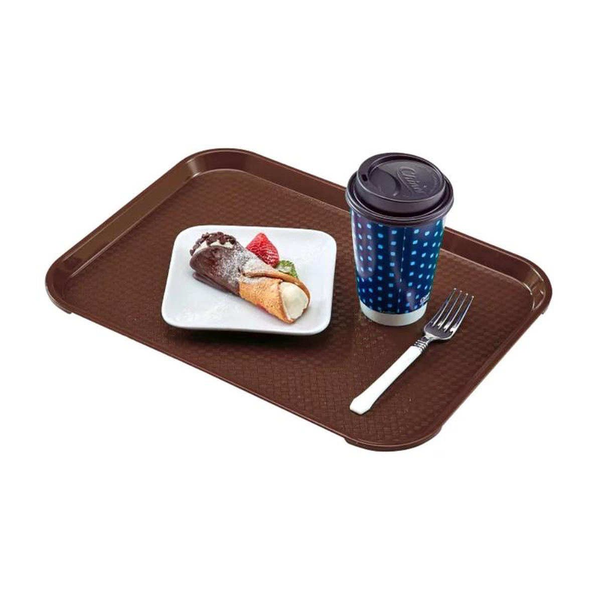 Cambro 128221 x 168221 Fast Food Tray Brown 8211 1216FF167