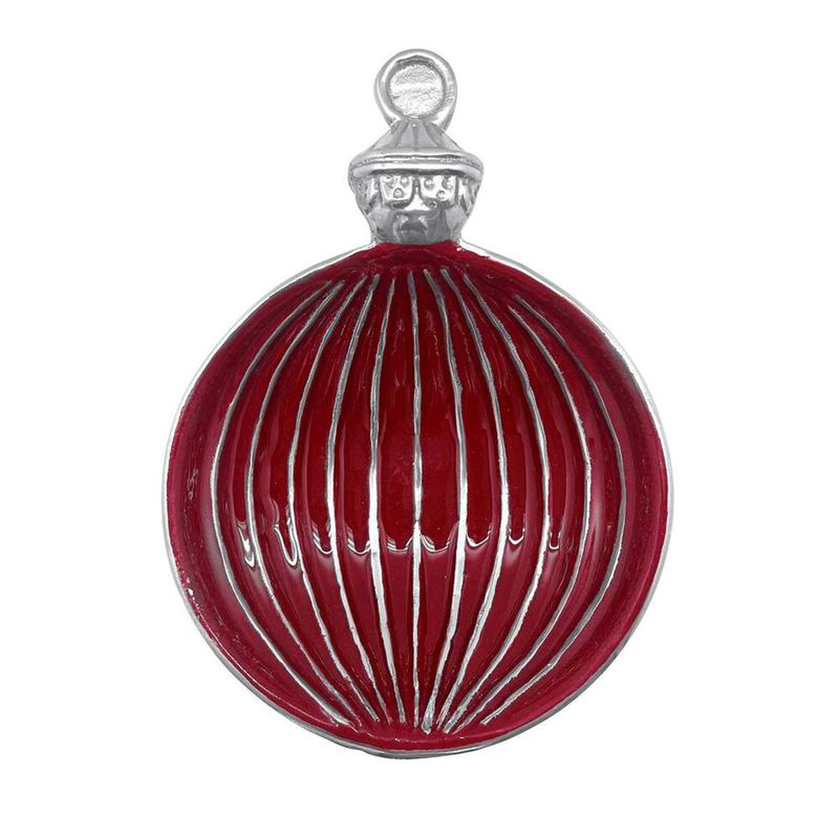Ornament Candy Dish 8211 Red by Mariposa