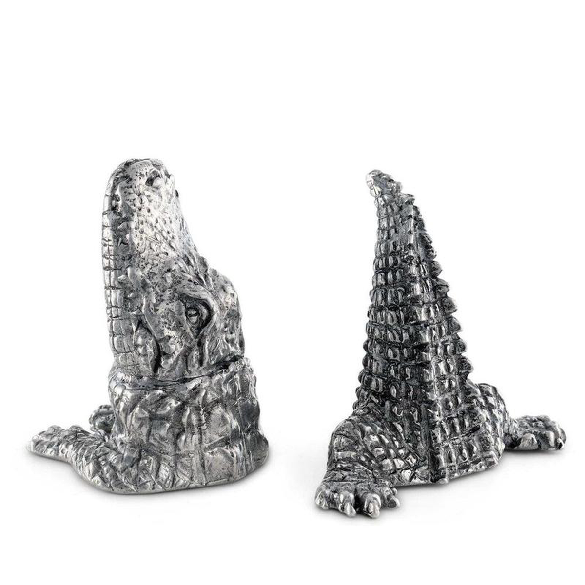 Pewter Alligator Salt 038 Pepper Set by Vagabond House
