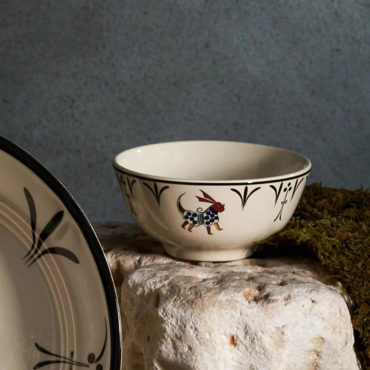 Karaca Paye Seljuk Collection Porcelain Snack Bowl 12cm Red Multi