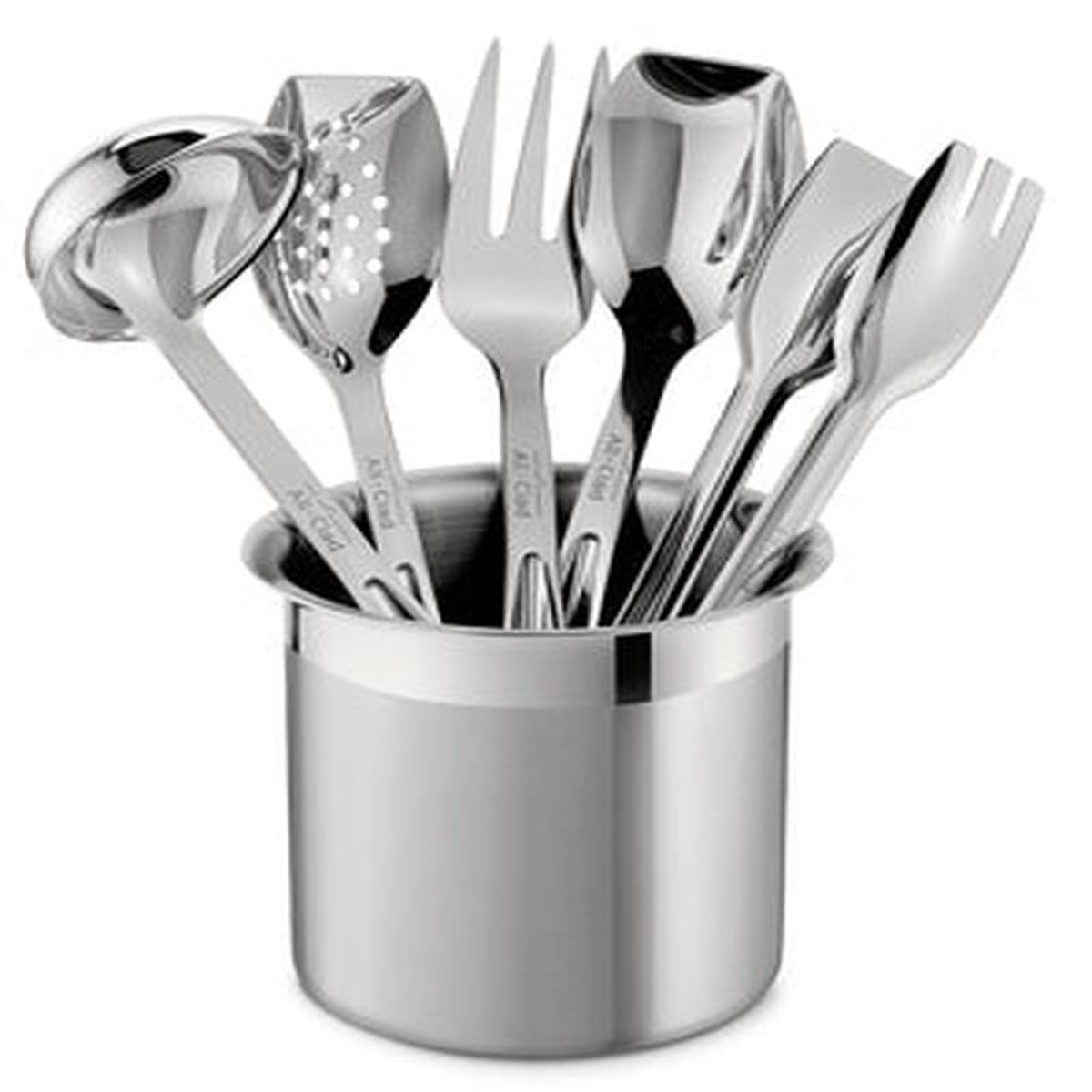 All-Clad 6 Piece Stainless Steel Cook 038 Serve Set