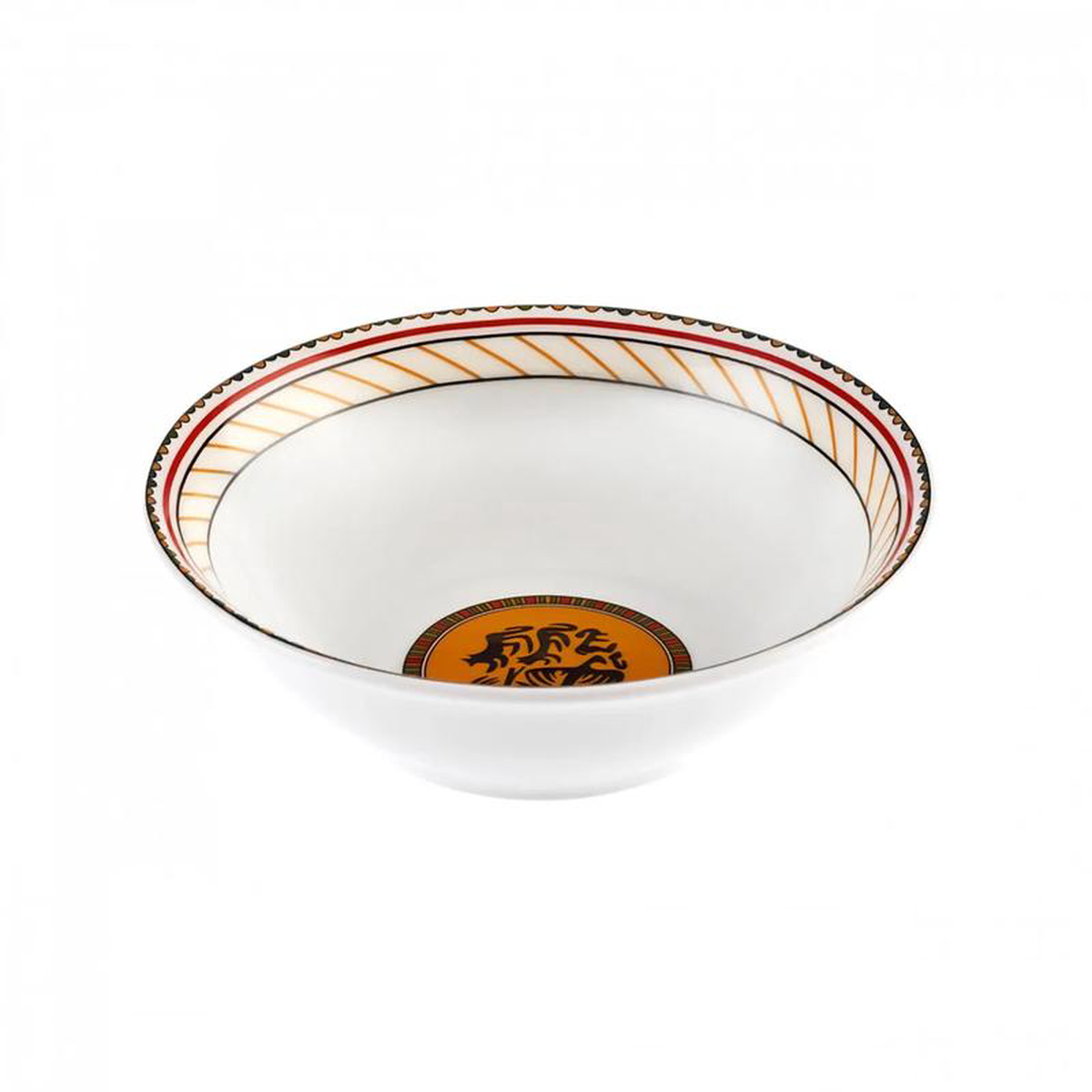 Karaca X Arslantepe Porcelain Snack Bowl 14cm White Multi