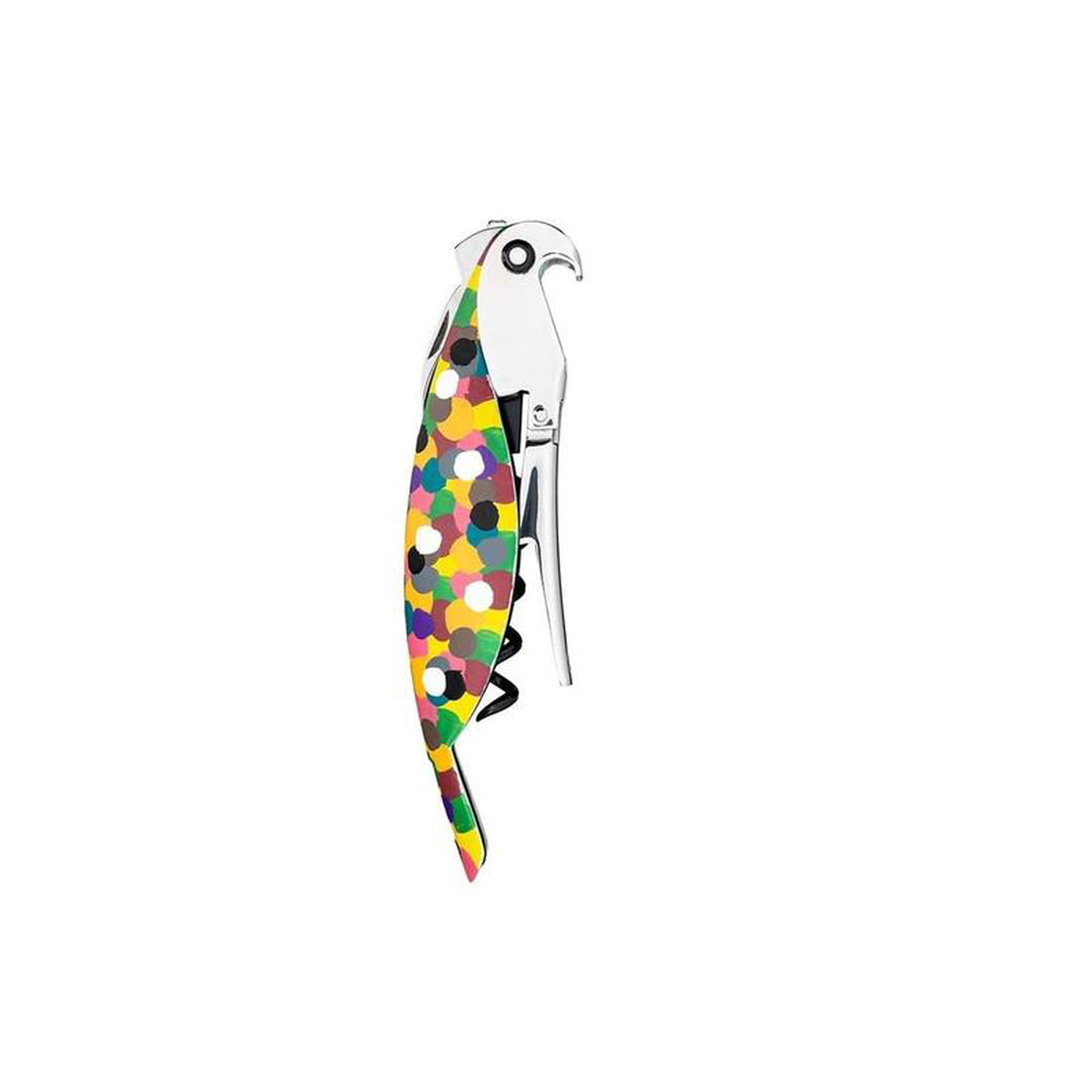 Alessi Parrot Sommelier Style Wine Opener Multi Colour