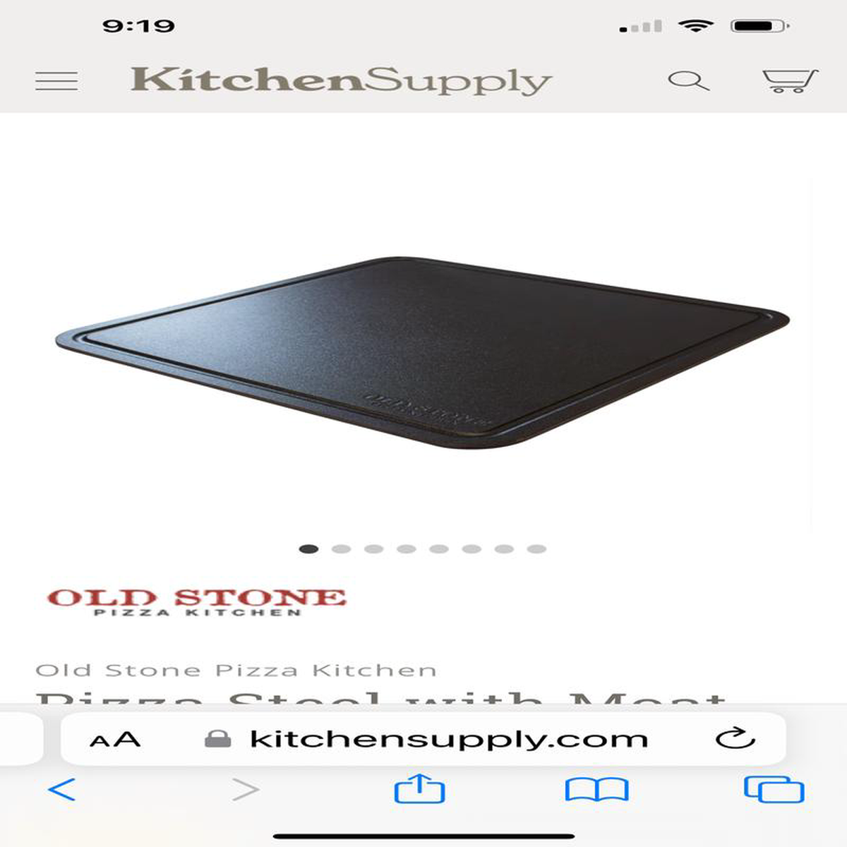 14 x 14 Pizza Steel wMoat 14