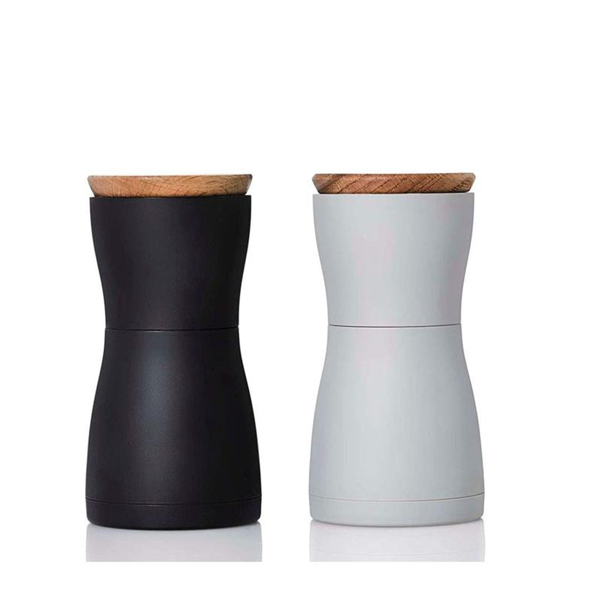 AdHoc Twin 58221 Salt 038 Pepper Mills Black Grey
