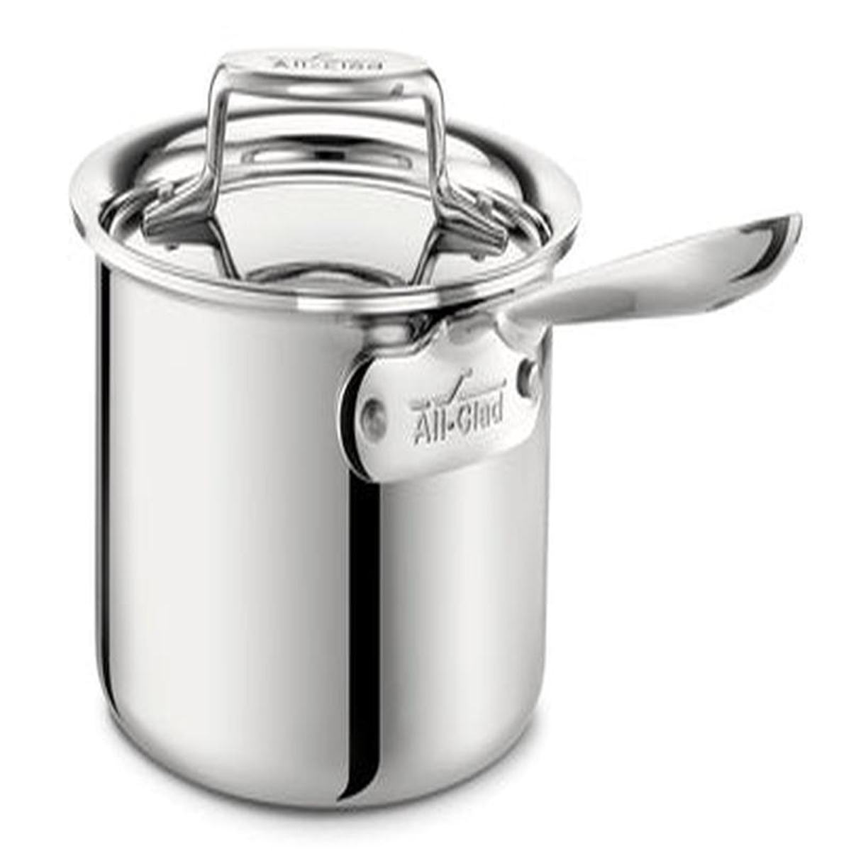 All-Clad d5 2 Qt Sauce Pan with Lid Polished Stainless Steel