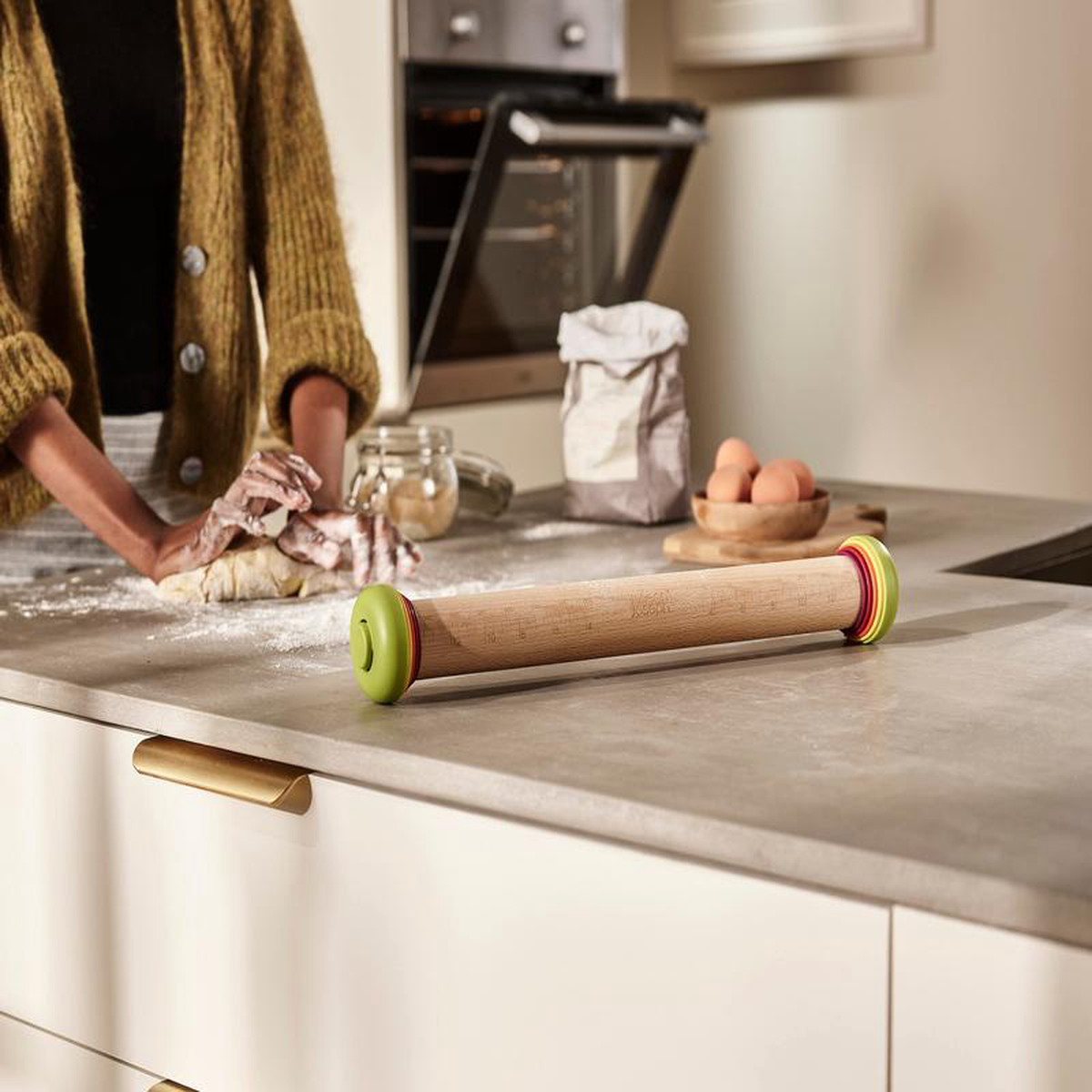 Joseph Joseph Precision Pin Adjustable Rolling Pin Multicolour